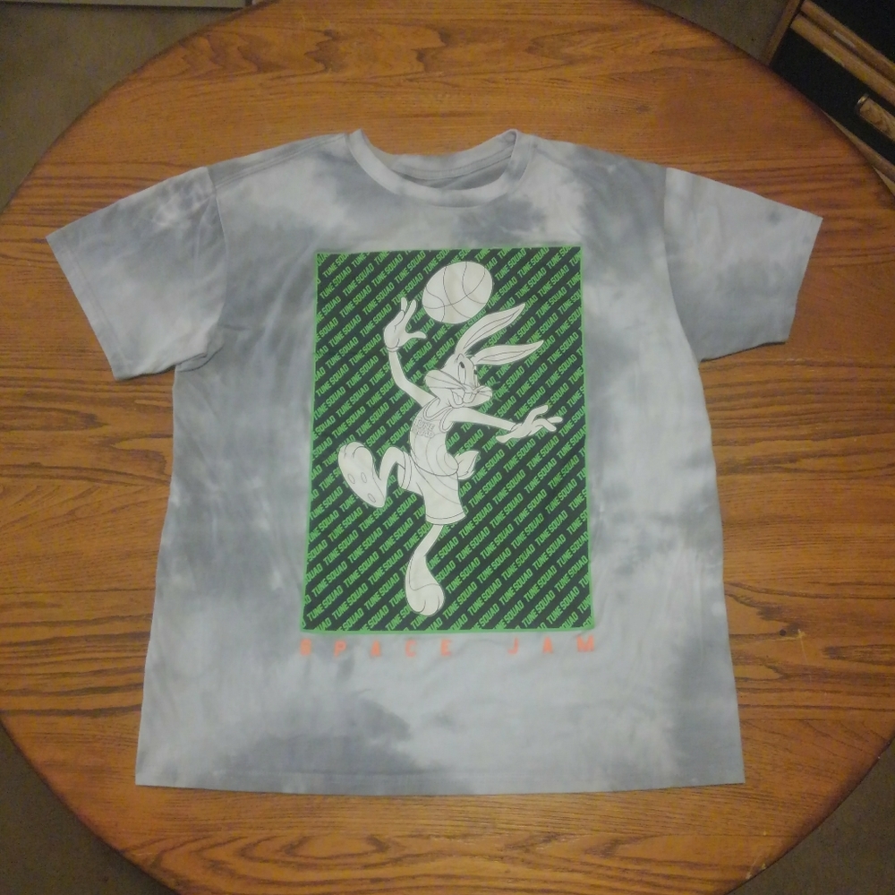Space Jam Shirt Bugs Bunny XL Gray - Tune Squad - Great Condition/Super Soft
